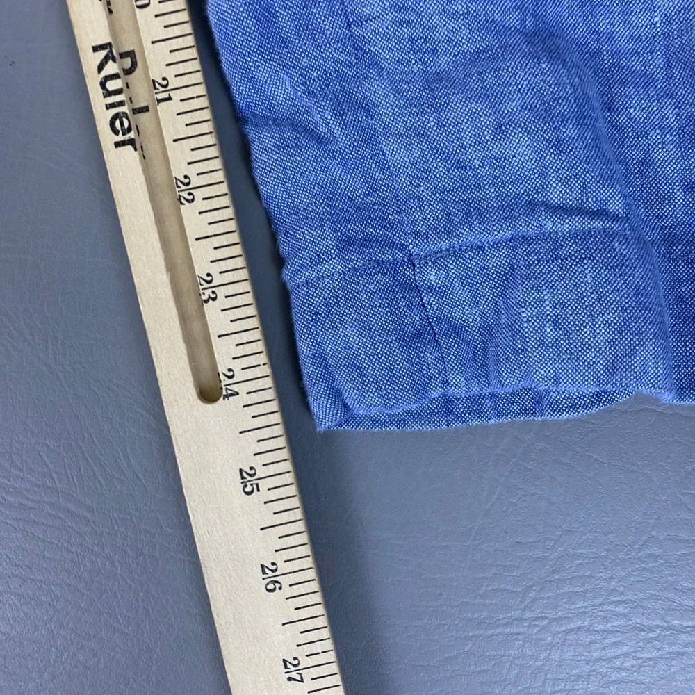 Joseph Abboud 100% Linen Pants Men's Size 38x26 Light Blue Tapered EUC
